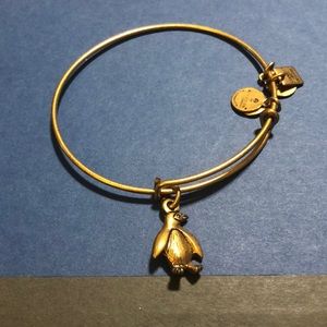 Alex and Ani penguin charm bracelet